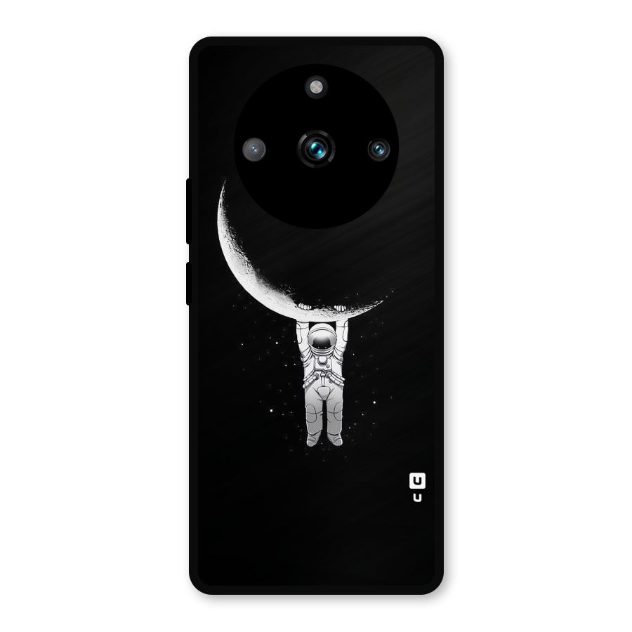 Hanging Astronaut Metal Back Case for Realme Narzo 60 Pro