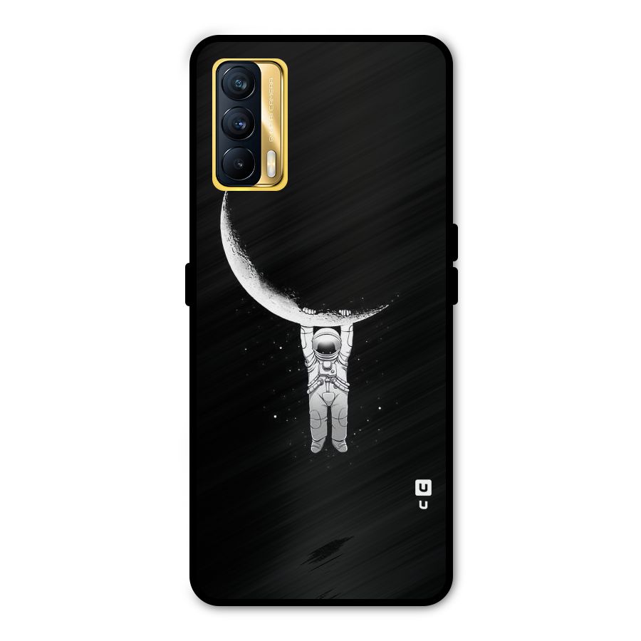 Hanging Astronaut Metal Back Case for Realme X7
