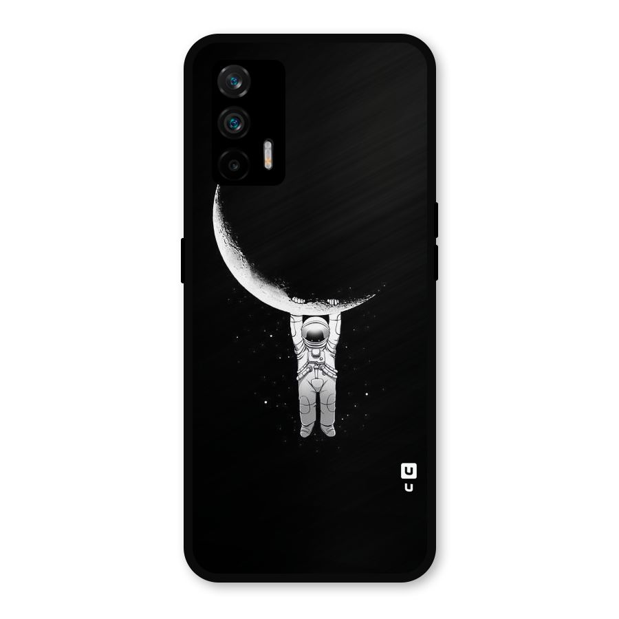 Hanging Astronaut Metal Back Case for Realme X7 Max