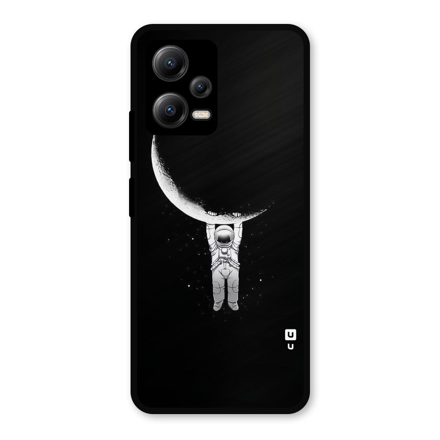 Hanging Astronaut Metal Back Case for Redmi Note 12 5G