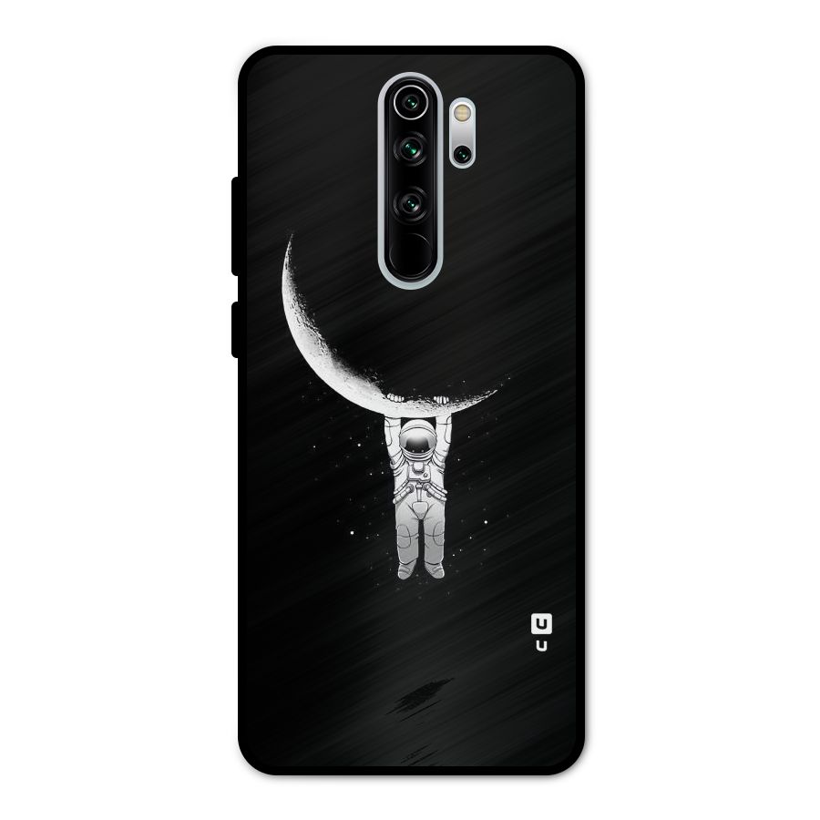 Hanging Astronaut Metal Back Case for Redmi Note 8 Pro