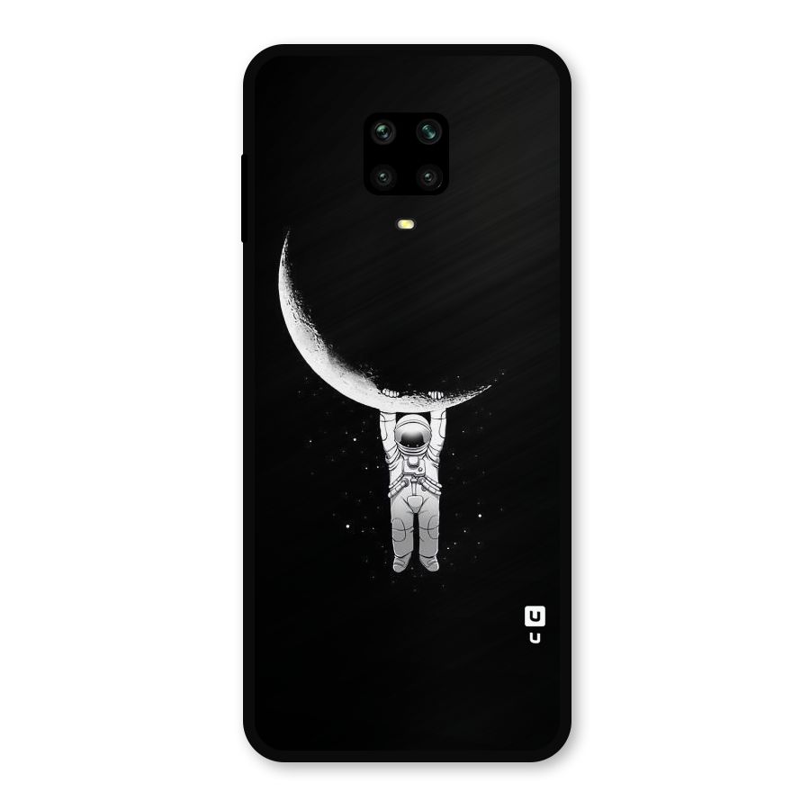 Hanging Astronaut Metal Back Case for Redmi Note 9 Pro Max