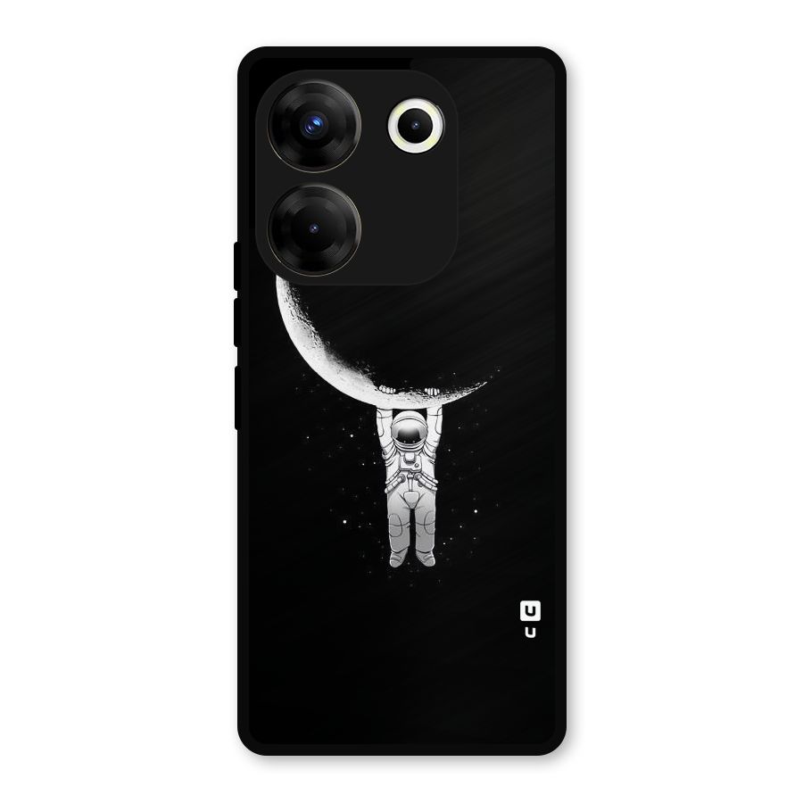 Hanging Astronaut Metal Back Case for Tecno Camon 20