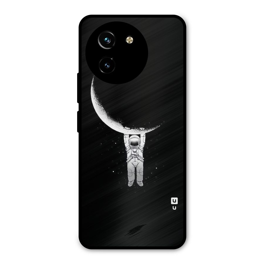Hanging Astronaut Metal Back Case for Vivo T3x