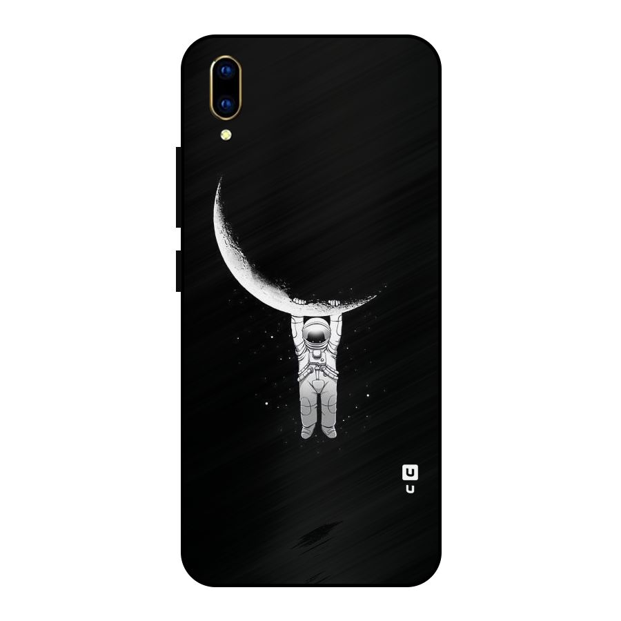 Hanging Astronaut Metal Back Case for Vivo V11 Pro