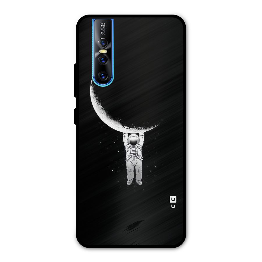Hanging Astronaut Metal Back Case for Vivo V15 Pro