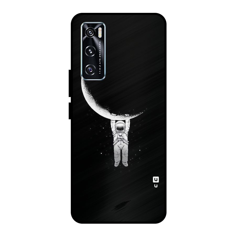 Hanging Astronaut Metal Back Case for Vivo V20 SE