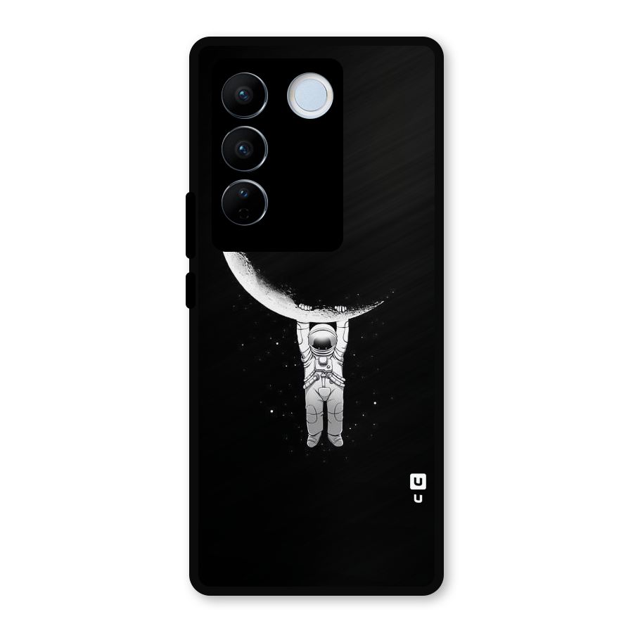 Hanging Astronaut Metal Back Case for Vivo V27