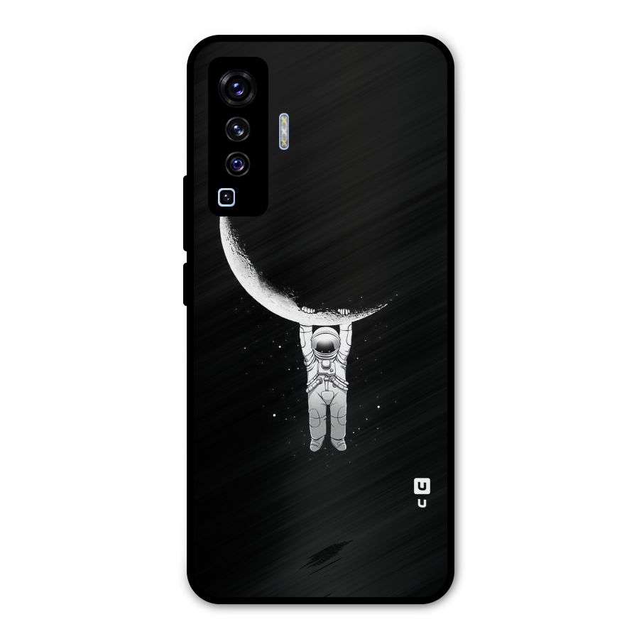 Hanging Astronaut Metal Back Case for Vivo X50