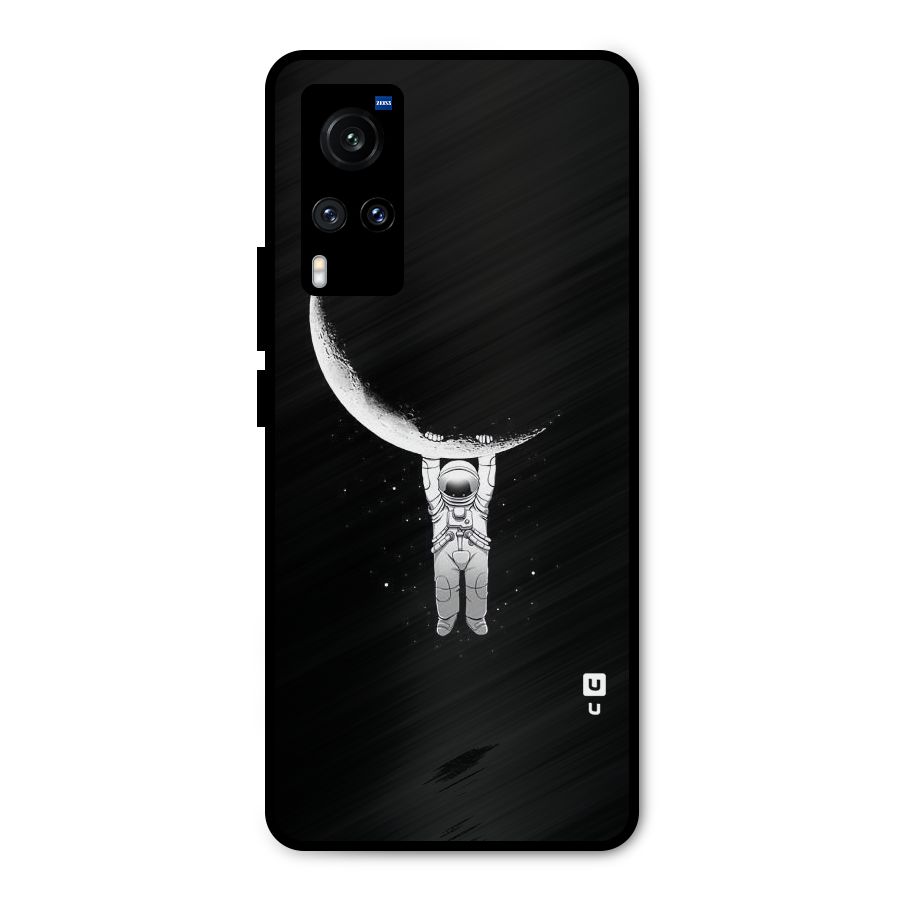 Hanging Astronaut Metal Back Case for Vivo X60