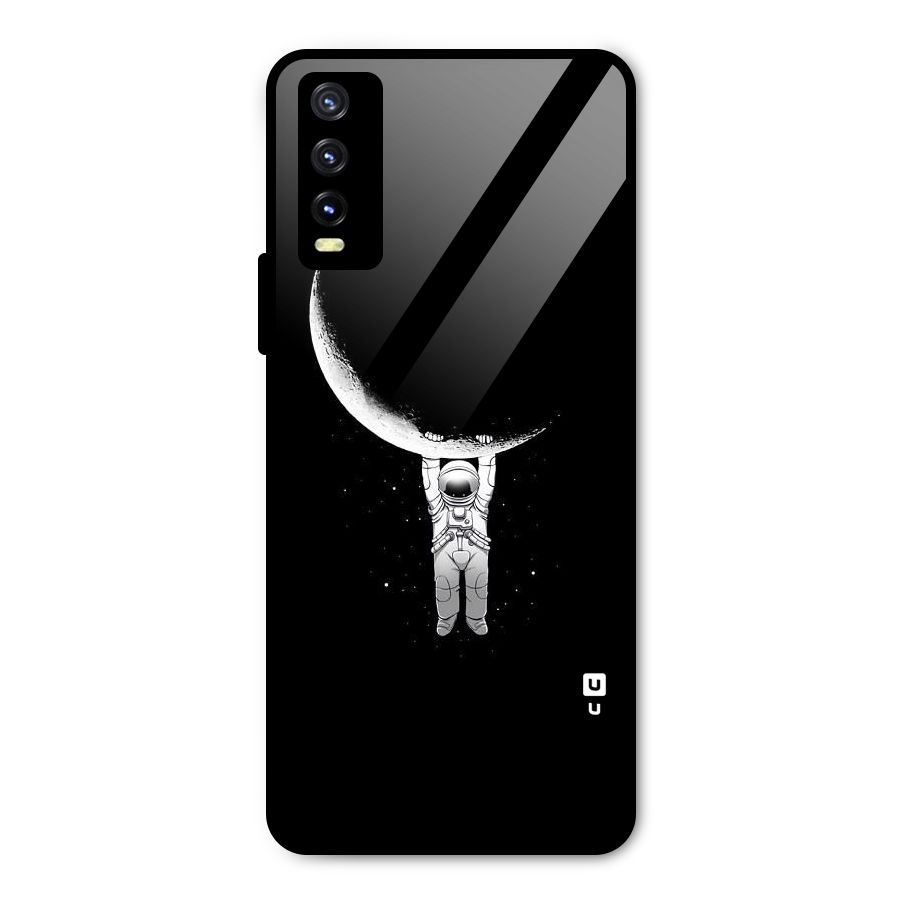 Hanging Astronaut Metal Back Case for Vivo Y20g