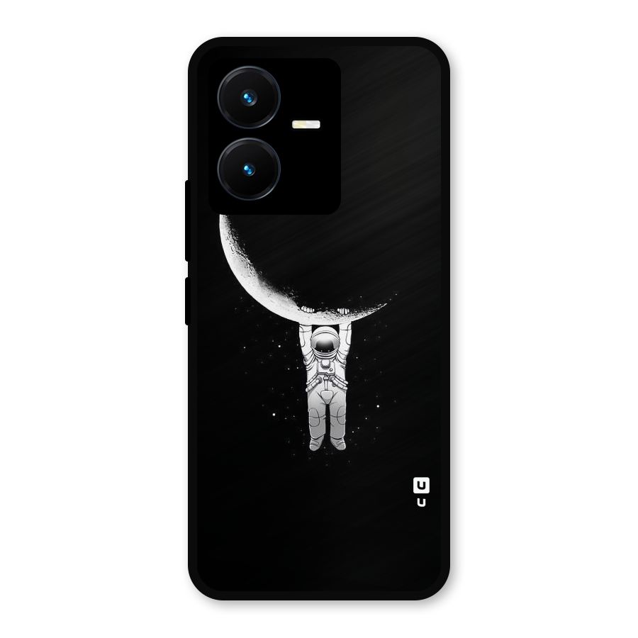 Hanging Astronaut Metal Back Case for Vivo Y22