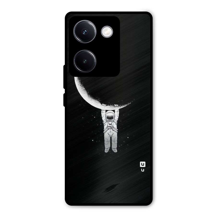 Hanging Astronaut Metal Back Case for Vivo Y300 Plus