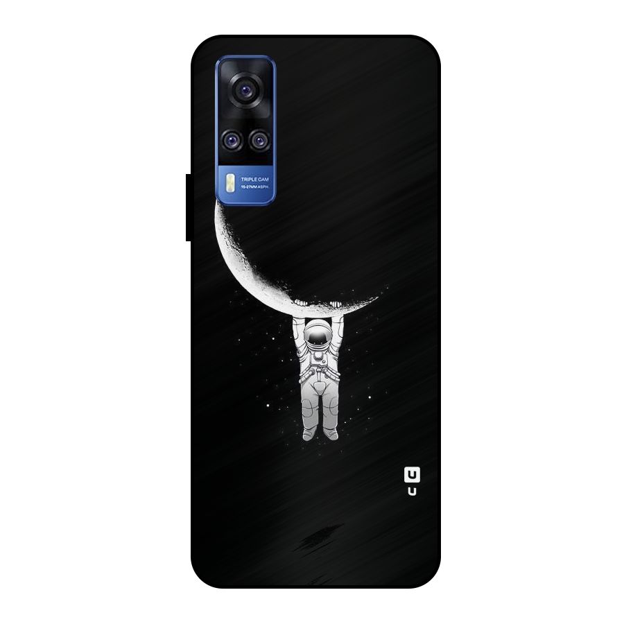 Hanging Astronaut Metal Back Case for Vivo Y51
