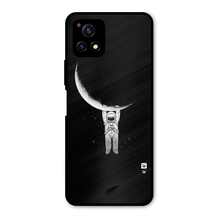Hanging Astronaut Metal Back Case for Vivo Y72 5G