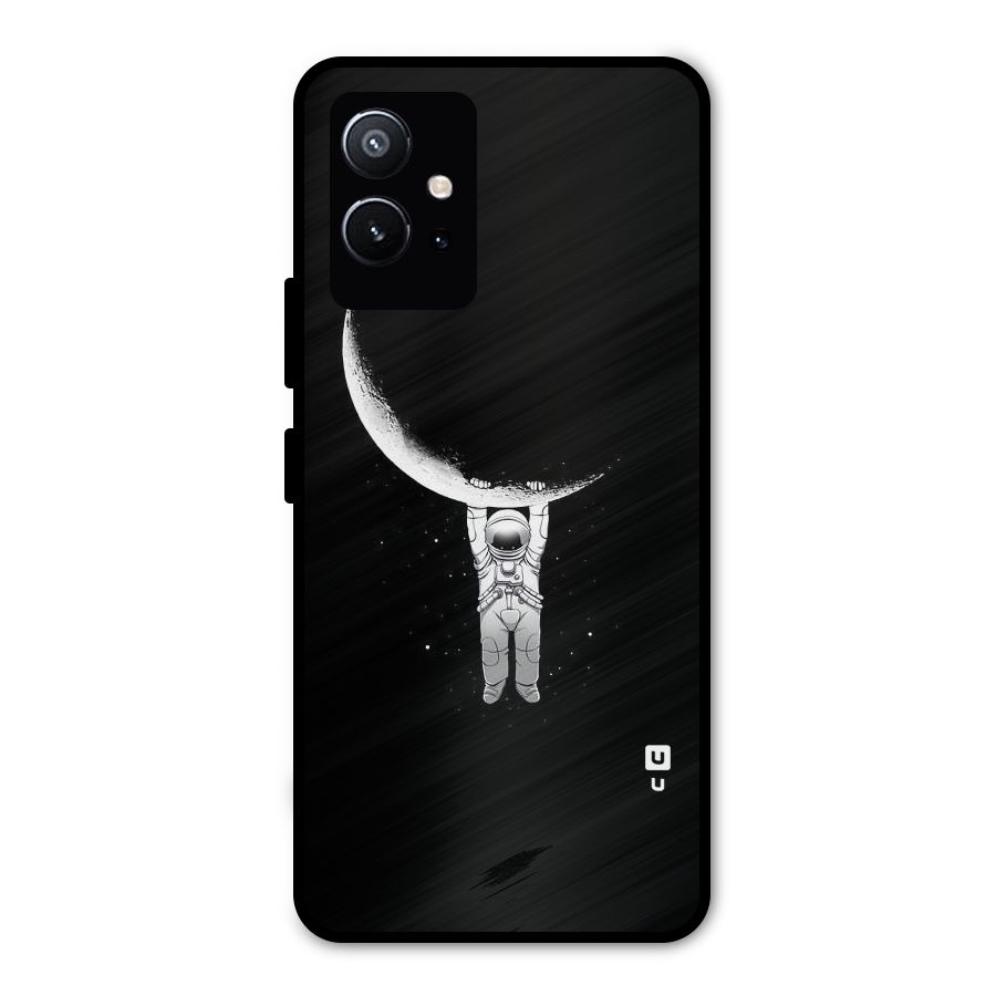 Hanging Astronaut Metal Back Case for Vivo Y75 5G