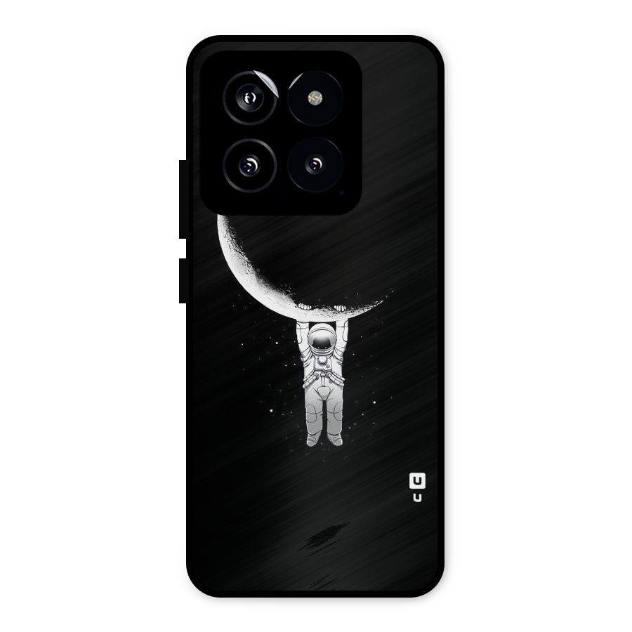 Hanging Astronaut Metal Back Case for Xiaomi 14