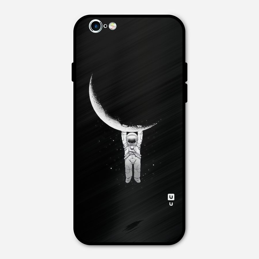 Hanging Astronaut Metal Back Case for iPhone 6 6s