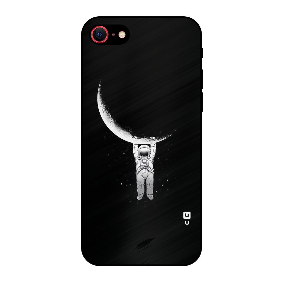 Hanging Astronaut Metal Back Case for iPhone 7