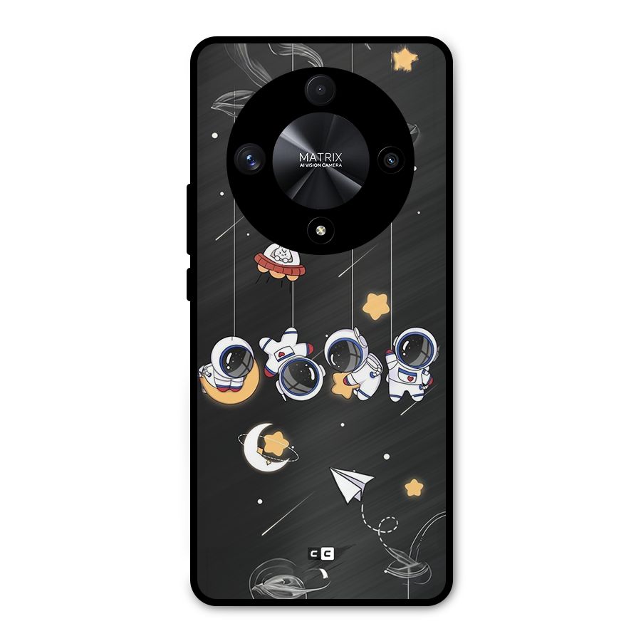 Hanging Astronauts Metal Back Case for Honor X9b