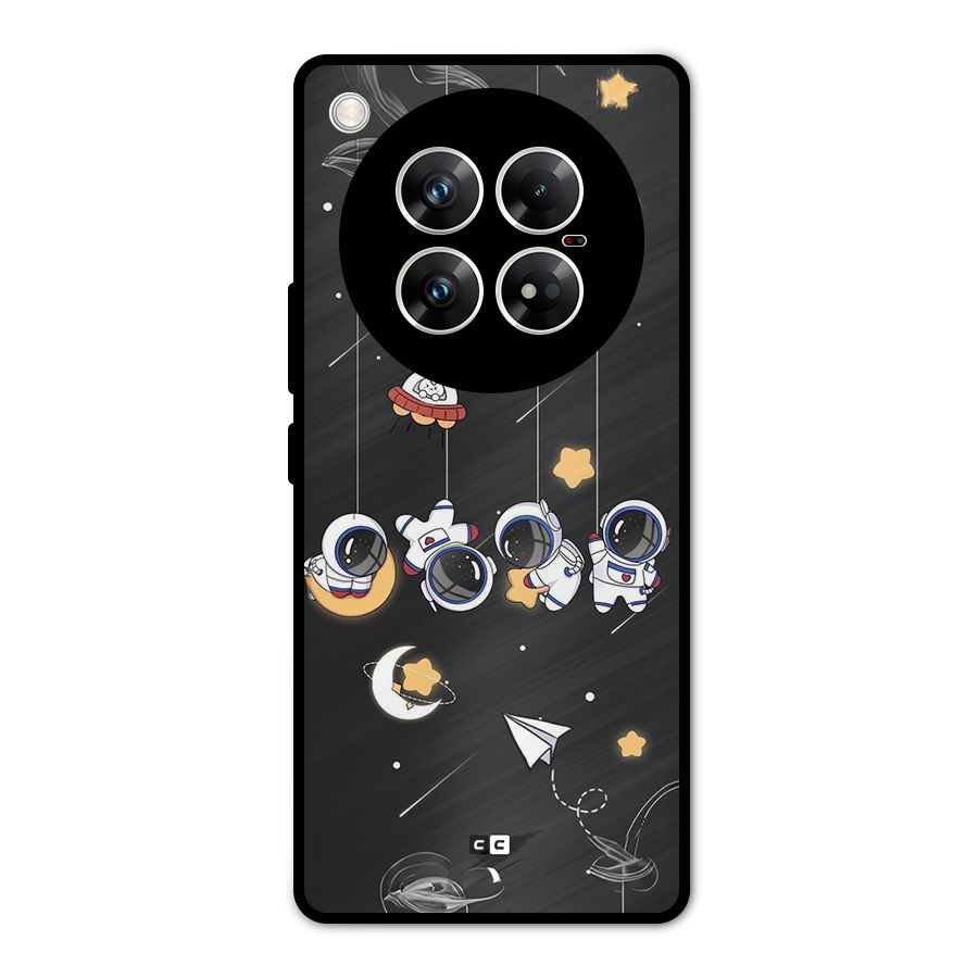 Hanging Astronauts Metal Back Case for Infinix Zero 40 5G