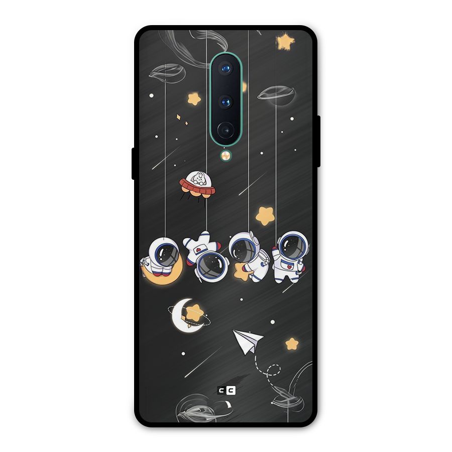 Hanging Astronauts Metal Back Case for OnePlus 8
