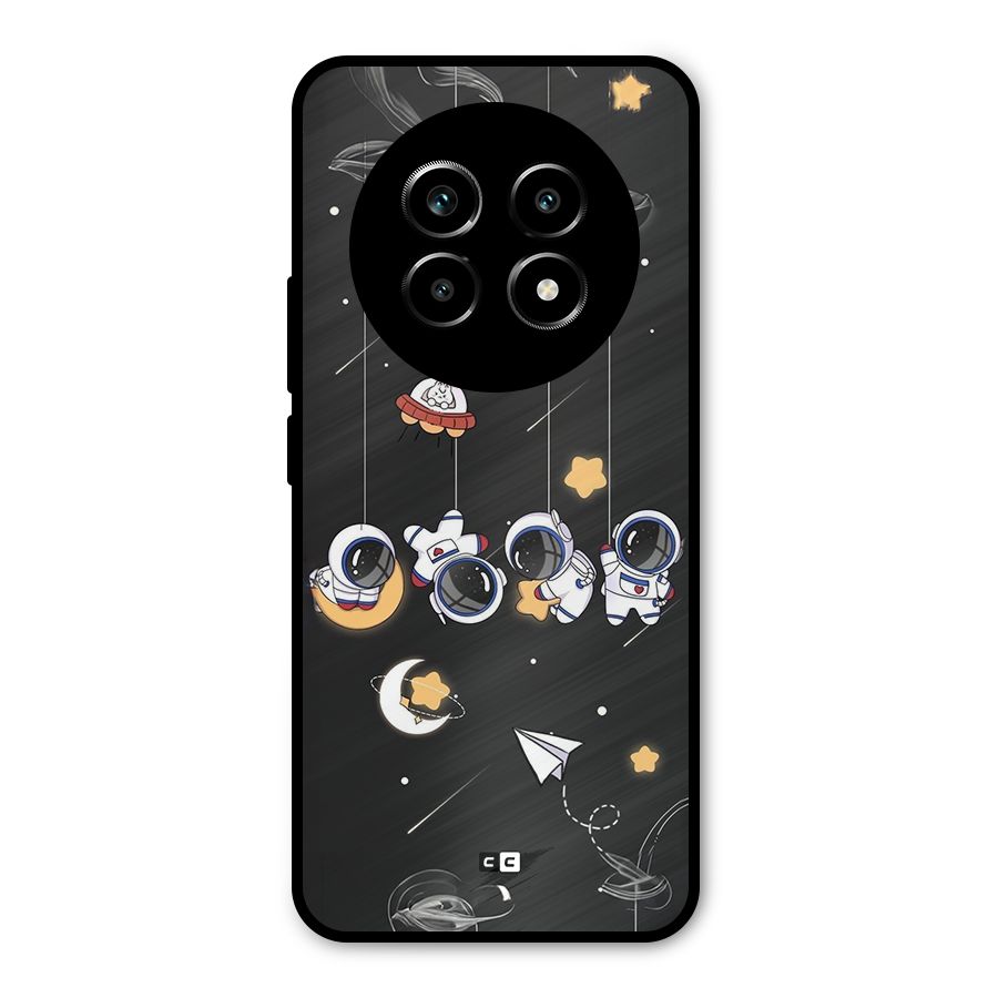 Hanging Astronauts Metal Back Case for Realme 13 Pro