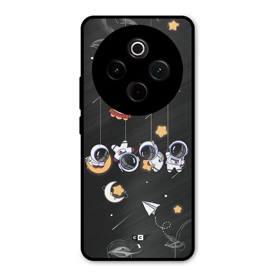 Hanging Astronauts Metal Back Case for Vivo T4