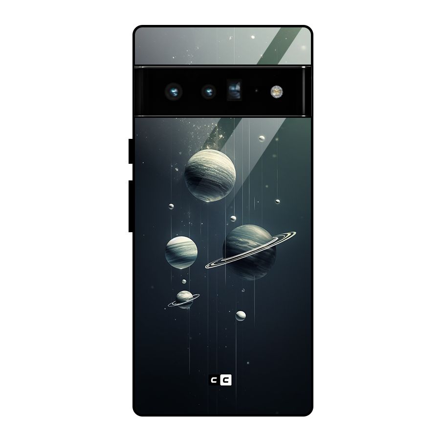 Hanging Planets Glass Back Case for Google Pixel 6 Pro