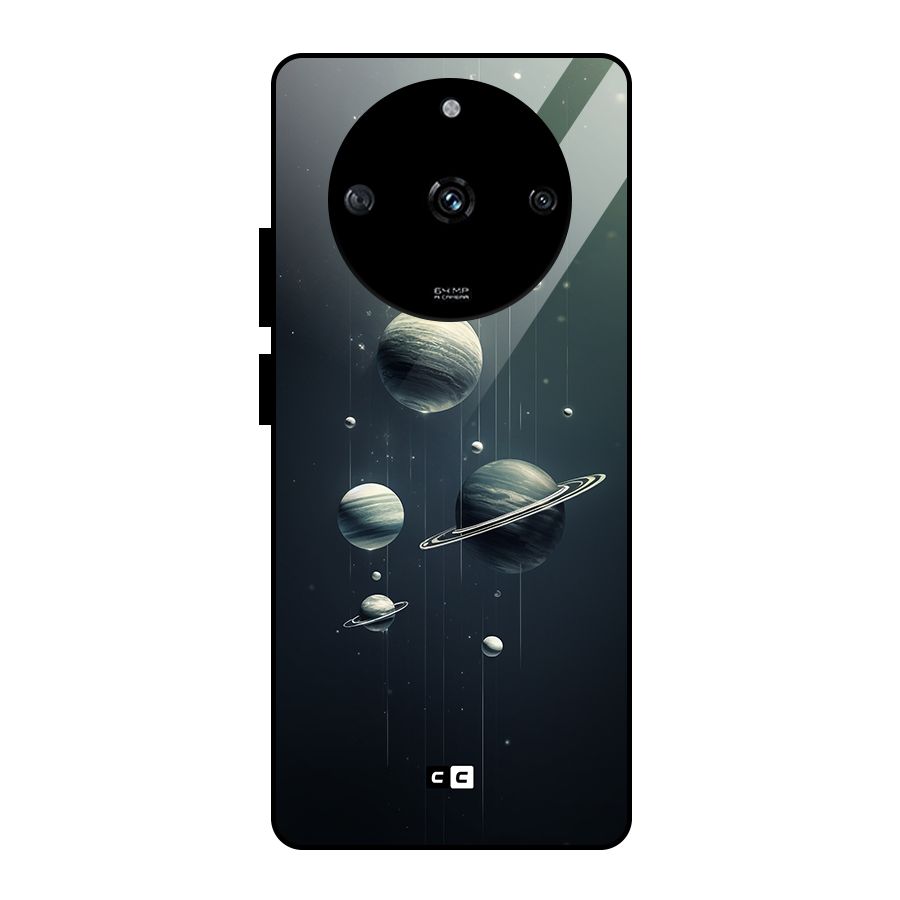 Hanging Planets Glass Back Case for Realme Narzo 60 5G