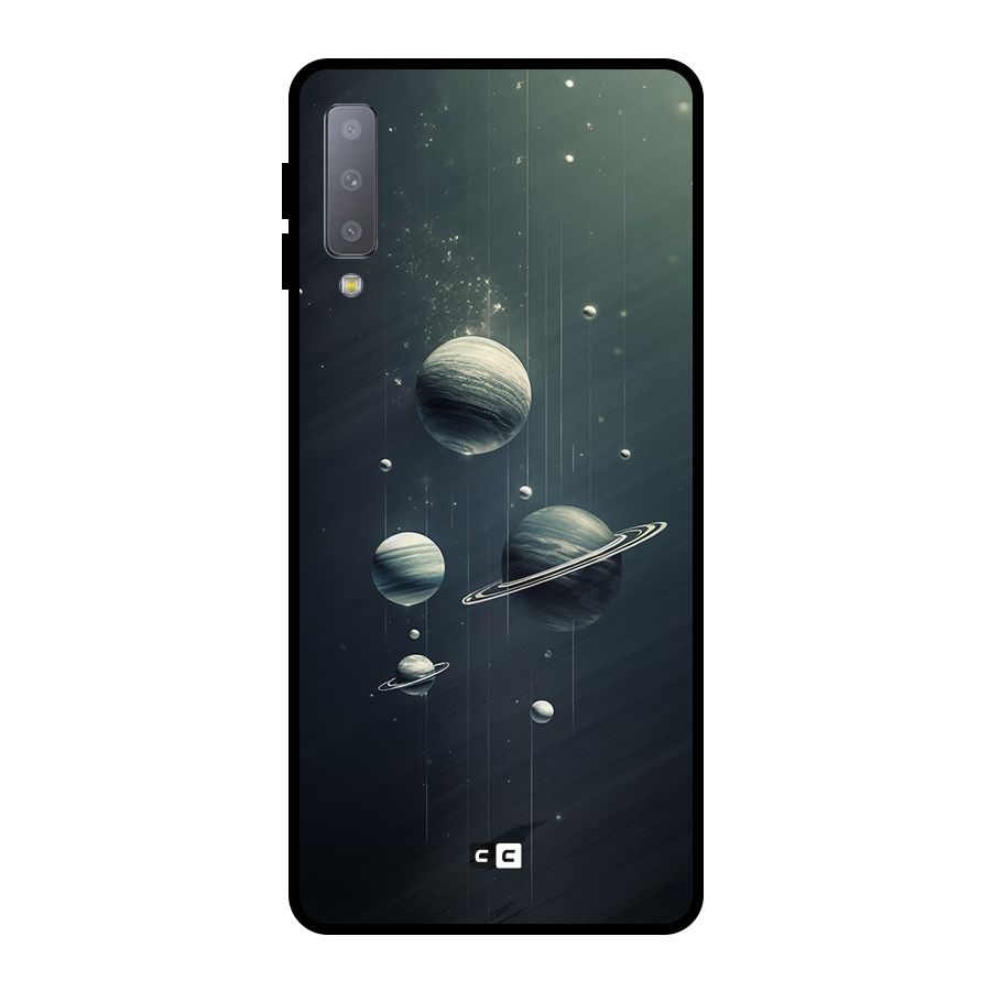 Hanging Planets Metal Back Case for Galaxy A7 (2018)