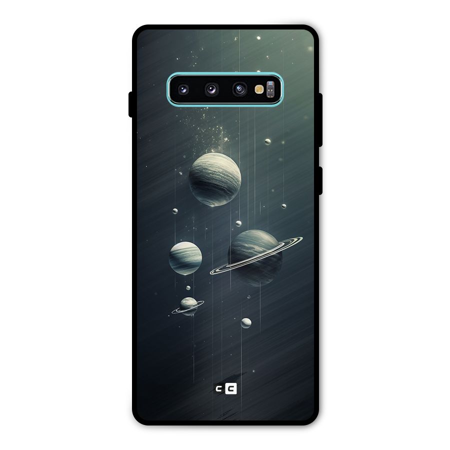 Hanging Planets Metal Back Case for Galaxy S10 Plus