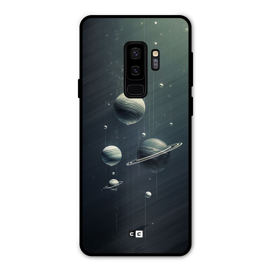 Hanging Planets Metal Back Case for Galaxy S9 Plus