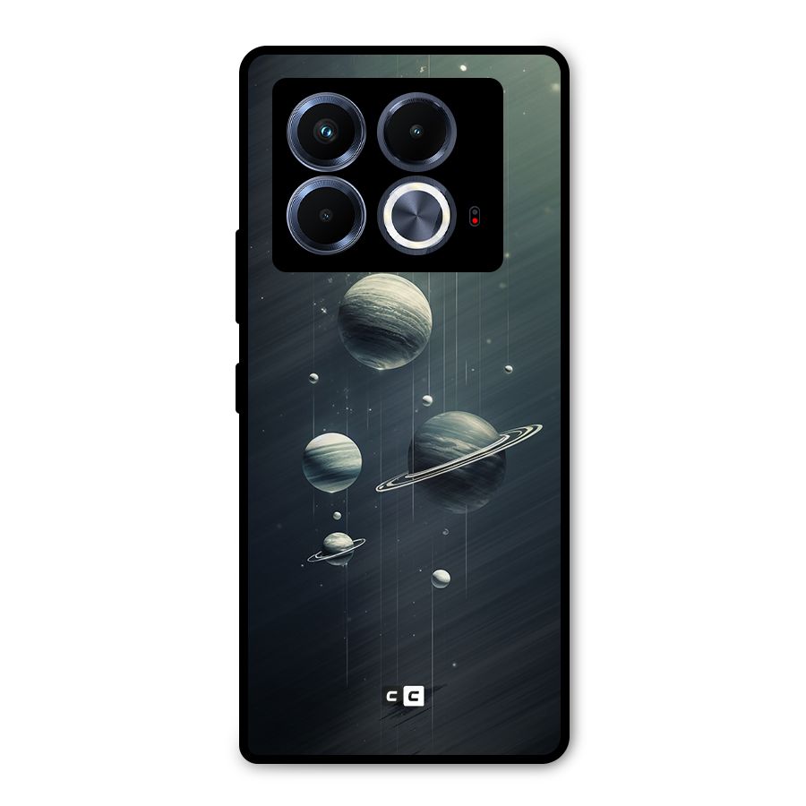 Hanging Planets Metal Back Case for Infinix Note 40 5G