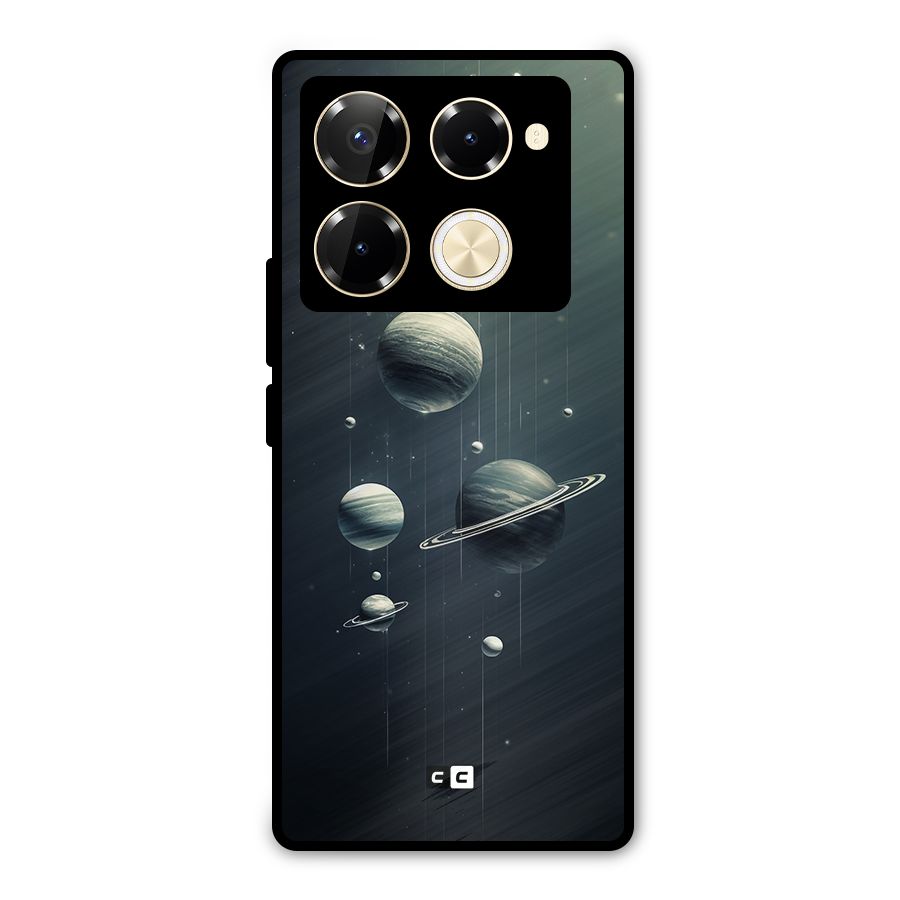 Hanging Planets Metal Back Case for Infinix Note 40 Pro