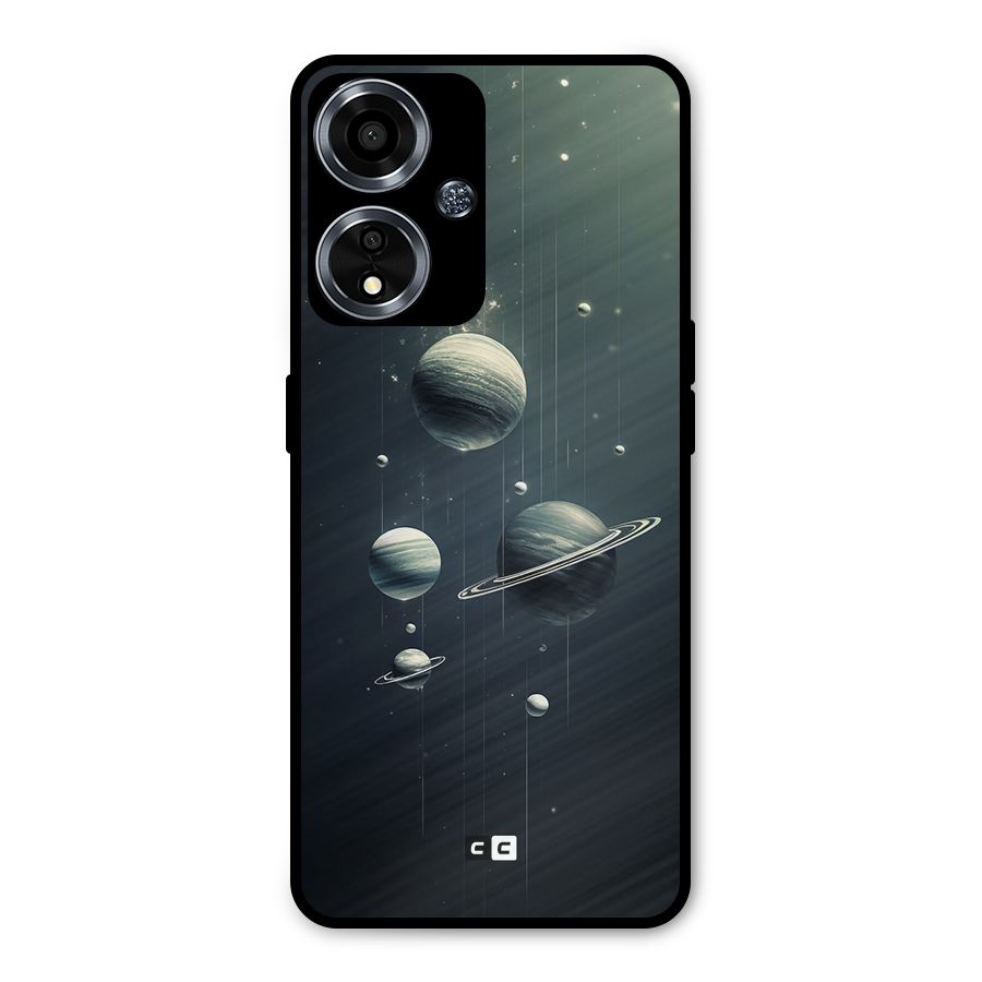 Hanging Planets Metal Back Case for Oppo A59