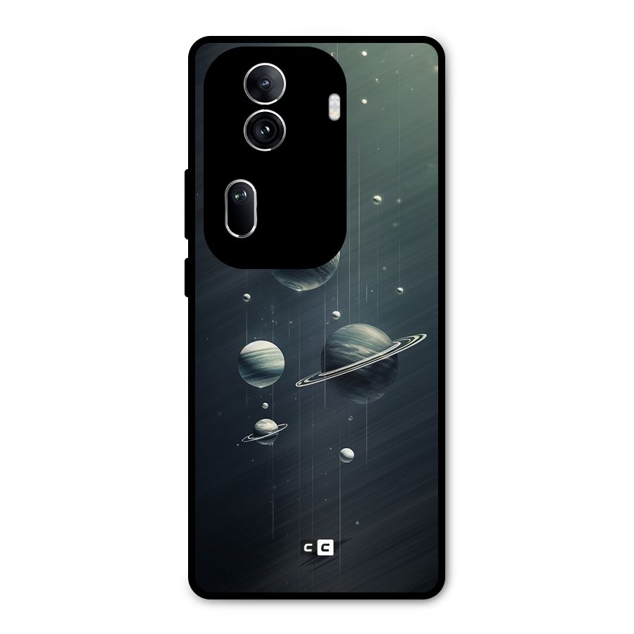 Hanging Planets Metal Back Case for Oppo Reno11 Pro 5G