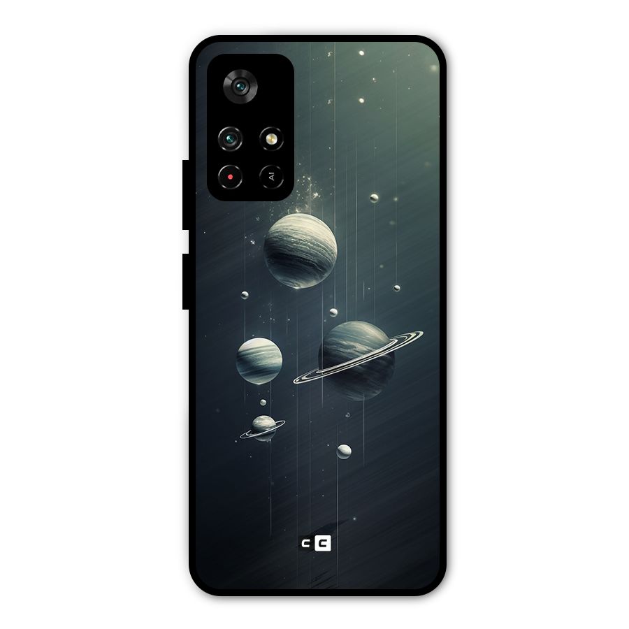 Hanging Planets Metal Back Case for Poco M4 Pro 5G