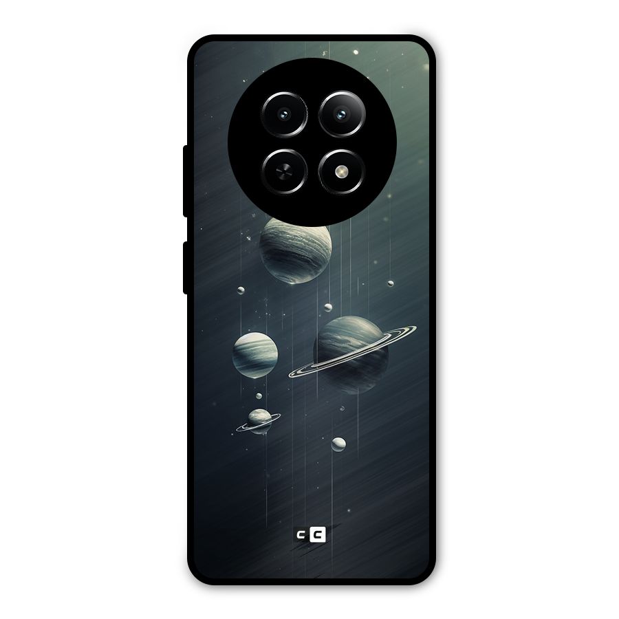 Hanging Planets Metal Back Case for Realme Narzo 70x 5G
