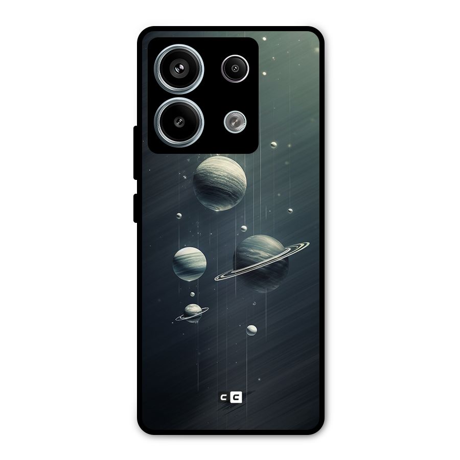 Hanging Planets Metal Back Case for Redmi Note 13 Pro 5G