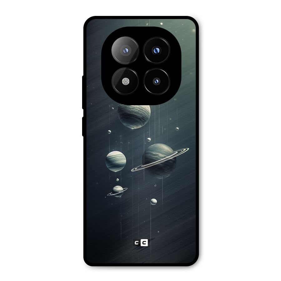 Hanging Planets Metal Back Case for Redmi Note 14 Pro Plus 5G