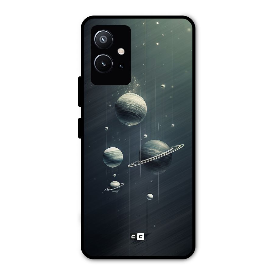 Hanging Planets Metal Back Case for Vivo T1 5G