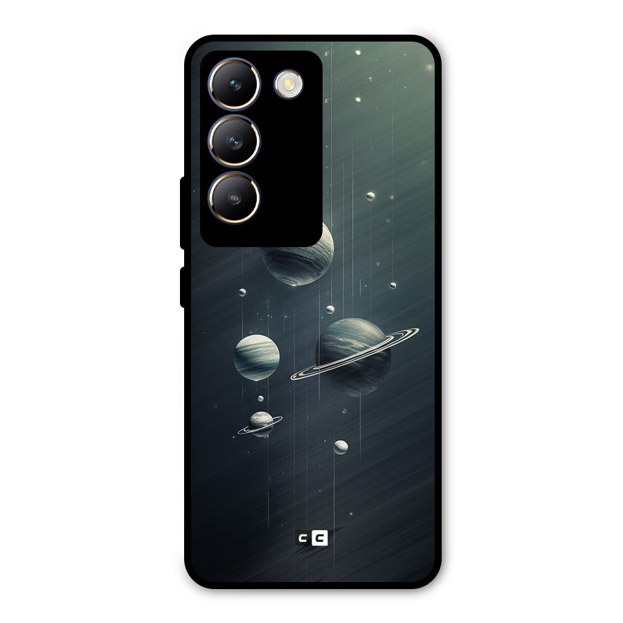 Hanging Planets Metal Back Case for Vivo T3 5G