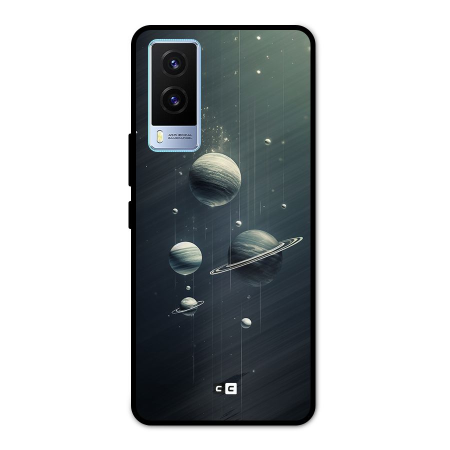 Hanging Planets Metal Back Case for Vivo V21e 5G