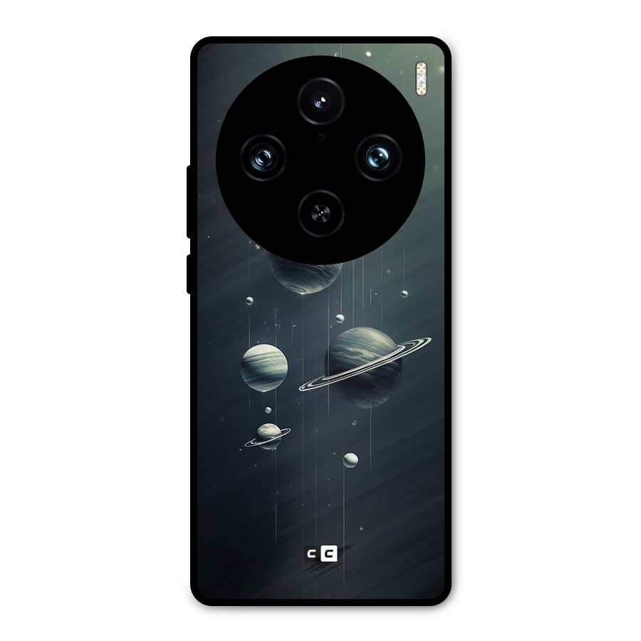 Hanging Planets Metal Back Case for Vivo X100 Pro