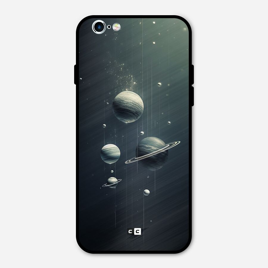 Hanging Planets Metal Back Case for iPhone 6 6s