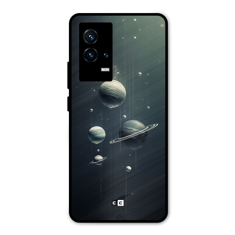 Hanging Planets Metal Back Case for iQOO 9 5G