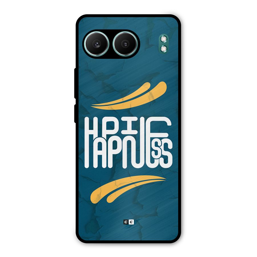 Happpiness Typography Metal Back Case for OnePlus Nord 4