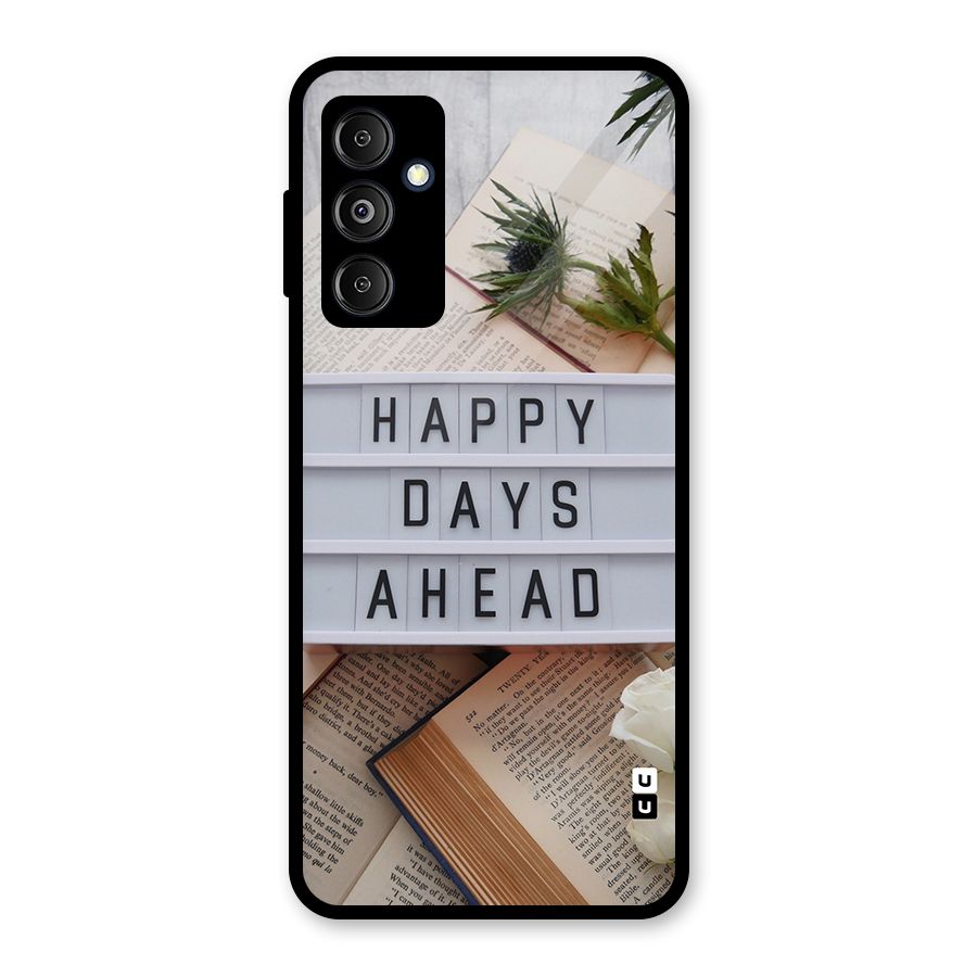 Happy Days Ahead Glass Back Case for Galaxy M14 5G
