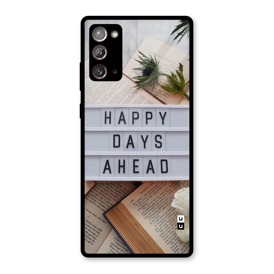 Happy Days Ahead Glass Back Case for Galaxy Note 20